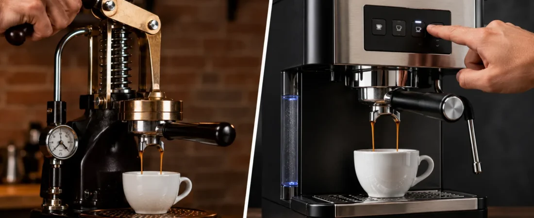 Manual vs Semi-Automatic Espresso Machine: Which One Should You Learn On?